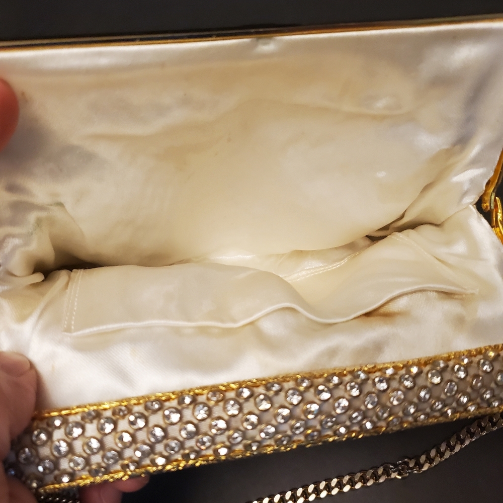 Vintage Birks Rhinestone Evening Purse - Picture 9 of 12